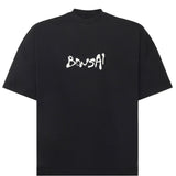 T-shirt in cotone con logo TS002002 BLK BONSAI 