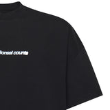 T-shirt in cotone con stampa TS002003 BLK BONSAI 