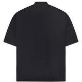 T-shirt in cotone con stampa TS002003 BLK BONSAI 