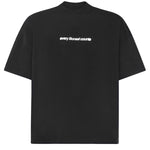 T-shirt in cotone con stampa TS002003 BLK BONSAI 