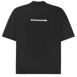 T-shirt in cotone con stampa TS002003 BLK BONSAI 