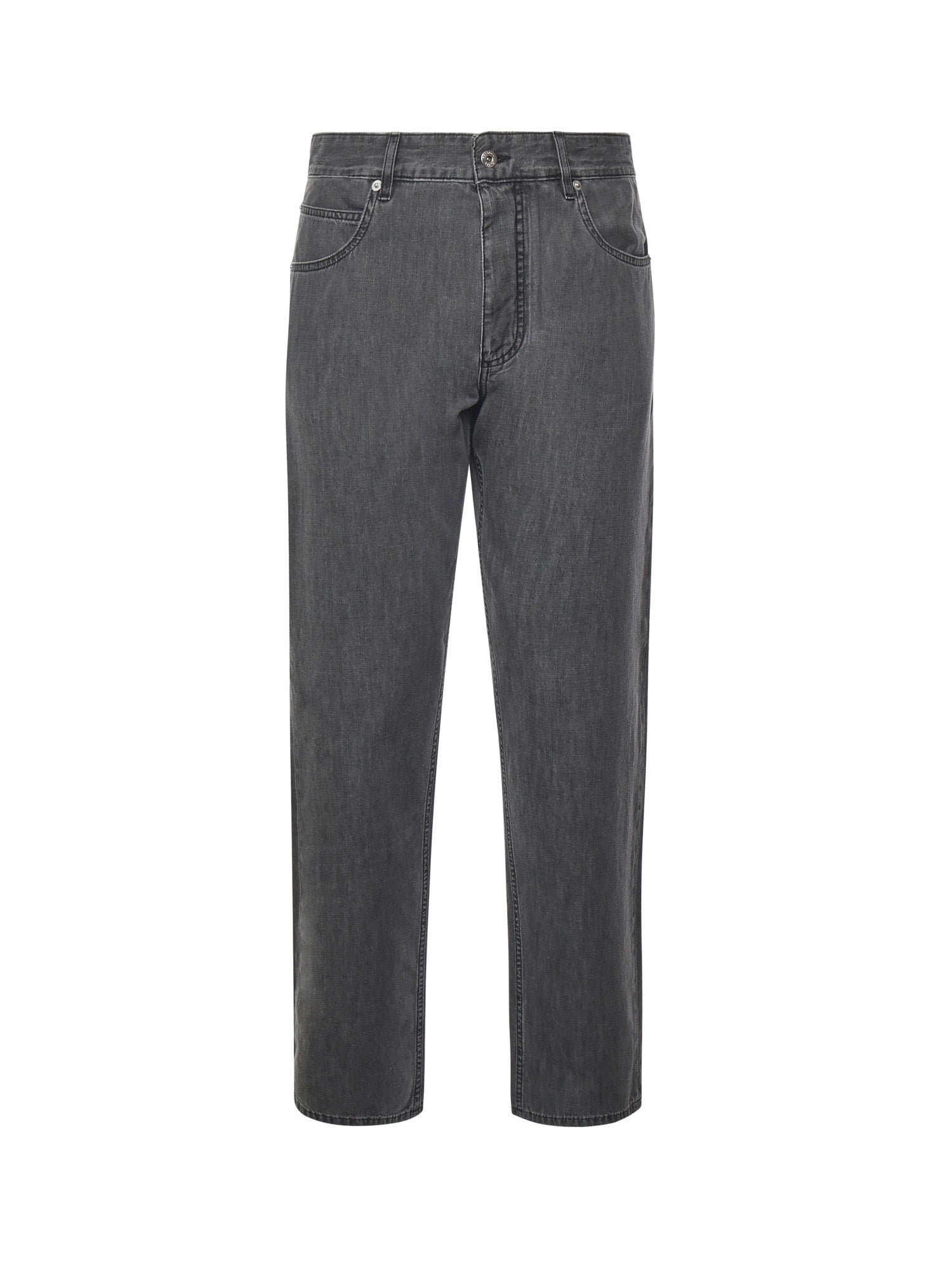 Jeans a gamba dritta in denim 813511 V5SO01003 BOTTEGA VENETA 