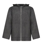Giacca con cappuccio in lana double face 829846 V4CB01307 BOTTEGA VENETA 