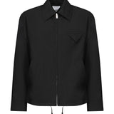 Giacca stile kimono in lana sottile<BR/> 833836 V4XP01307 BOTTEGA VENETA 