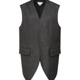 Gilet in lana double face 835294 V4CB01307 BOTTEGA VENETA 