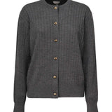 Cardigan in lana a coste 835337 V5L701370 BOTTEGA VENETA 