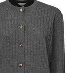 Cardigan in lana a coste 835337 V5L701370 BOTTEGA VENETA 