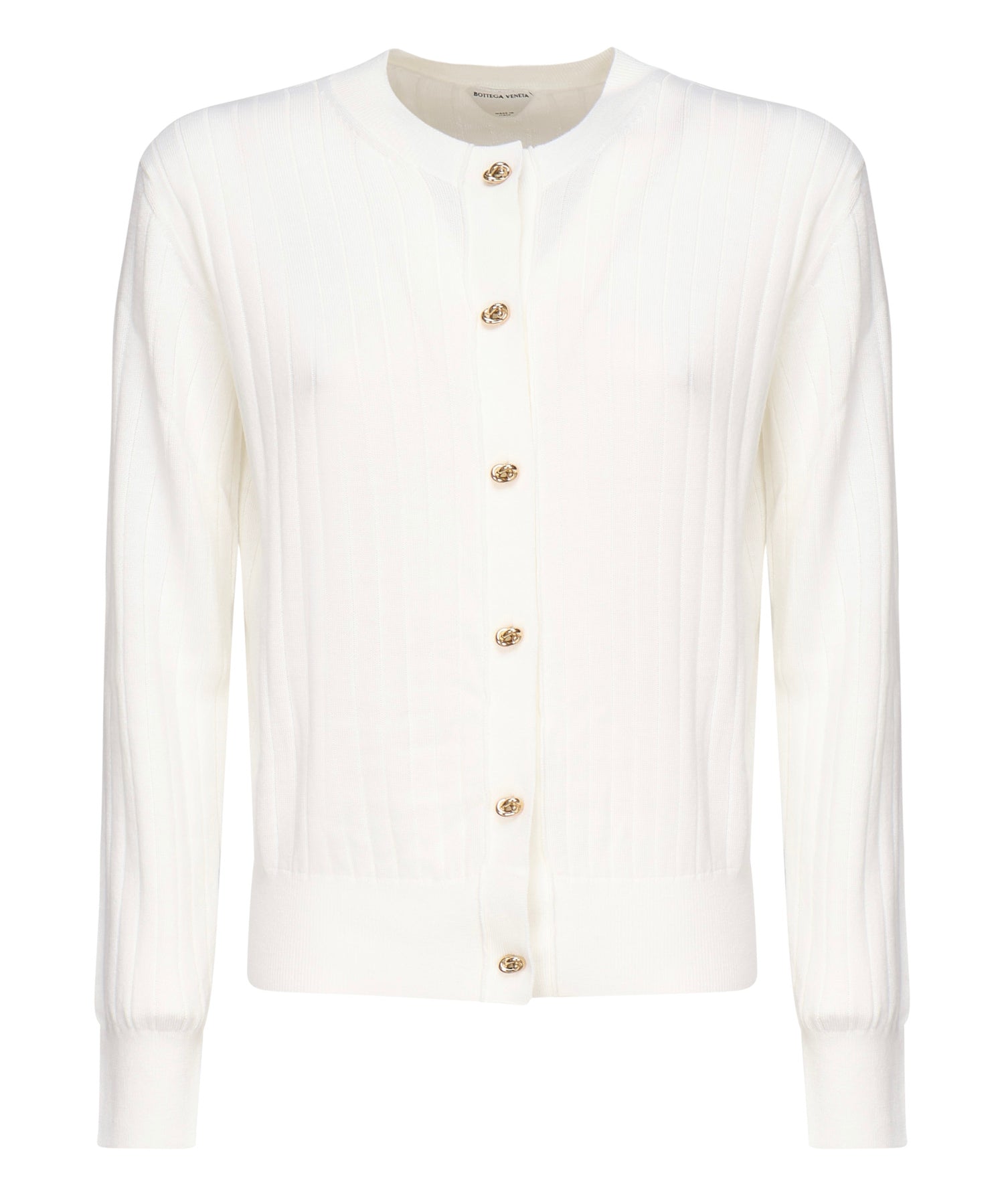 Cardigan in lana a coste 835337 V5L709071 BOTTEGA VENETA 