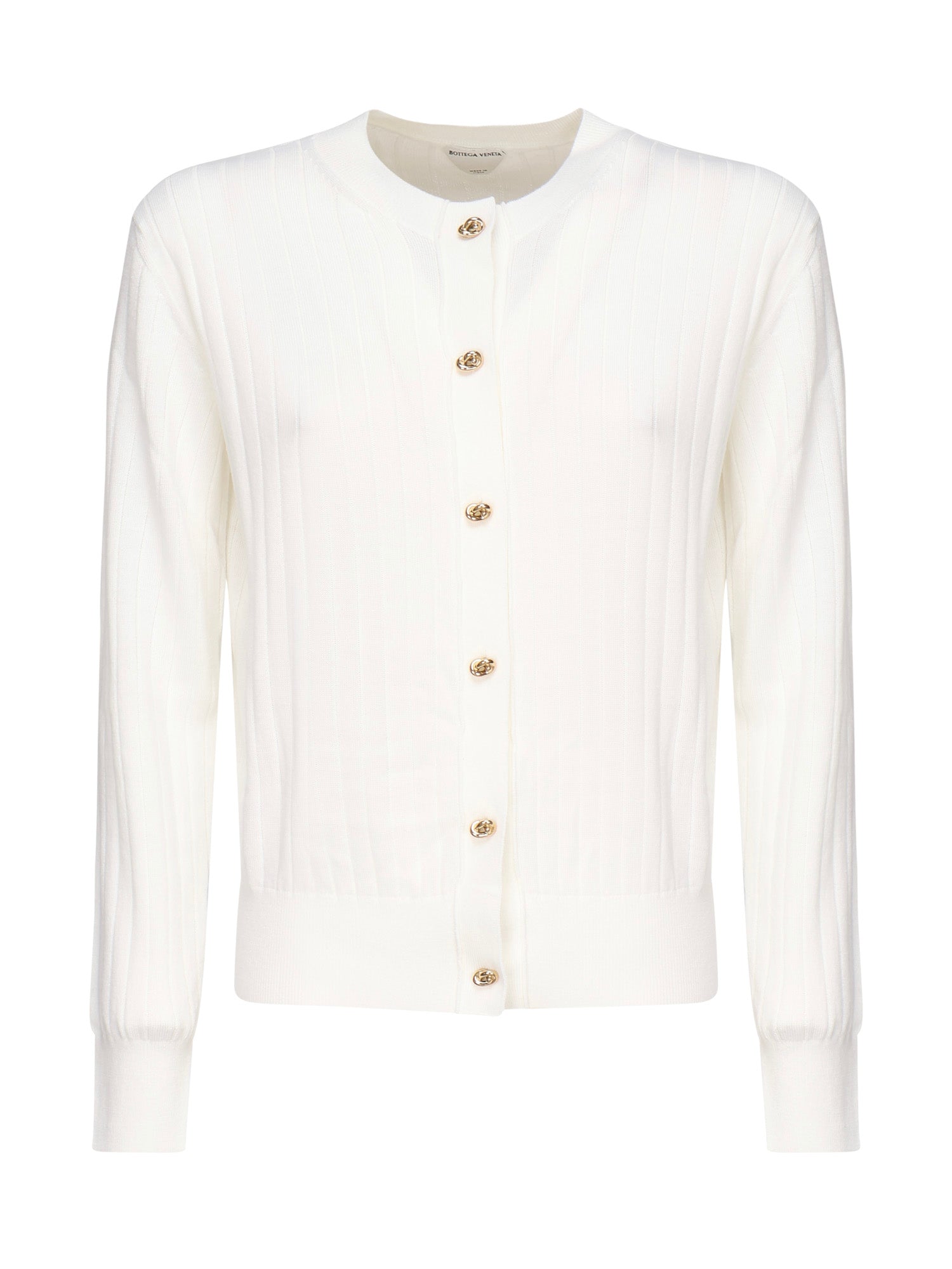 Cardigan in lana a coste 835337 V5L709071 BOTTEGA VENETA 