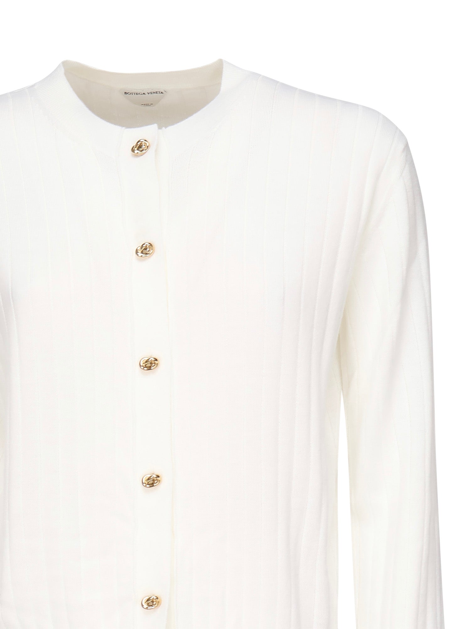 Cardigan in lana a coste 835337 V5L709071 BOTTEGA VENETA 