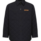 Overshirt trapuntata in cotone 837036 V5O604246 BOTTEGA VENETA 