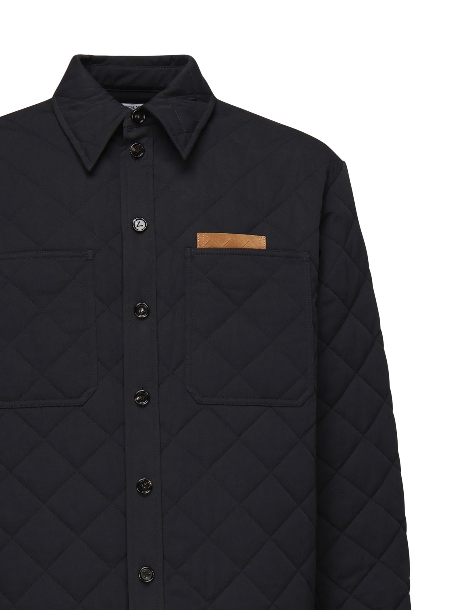 Overshirt trapuntata in cotone 837036 V5O604246 BOTTEGA VENETA 