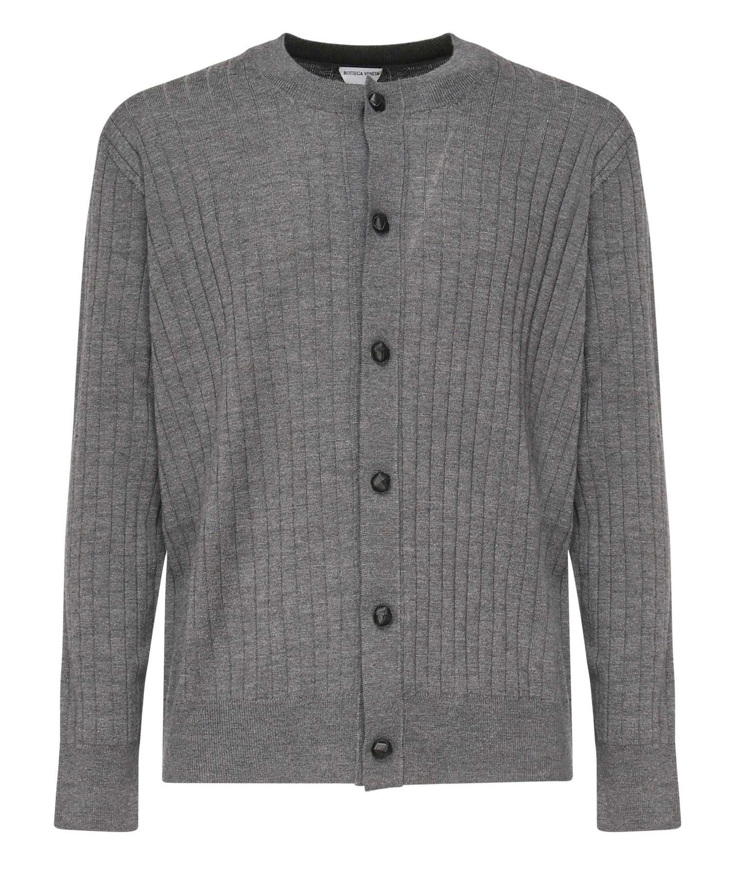 Cardigan in lana a coste 838111 V5L701370 BOTTEGA VENETA 