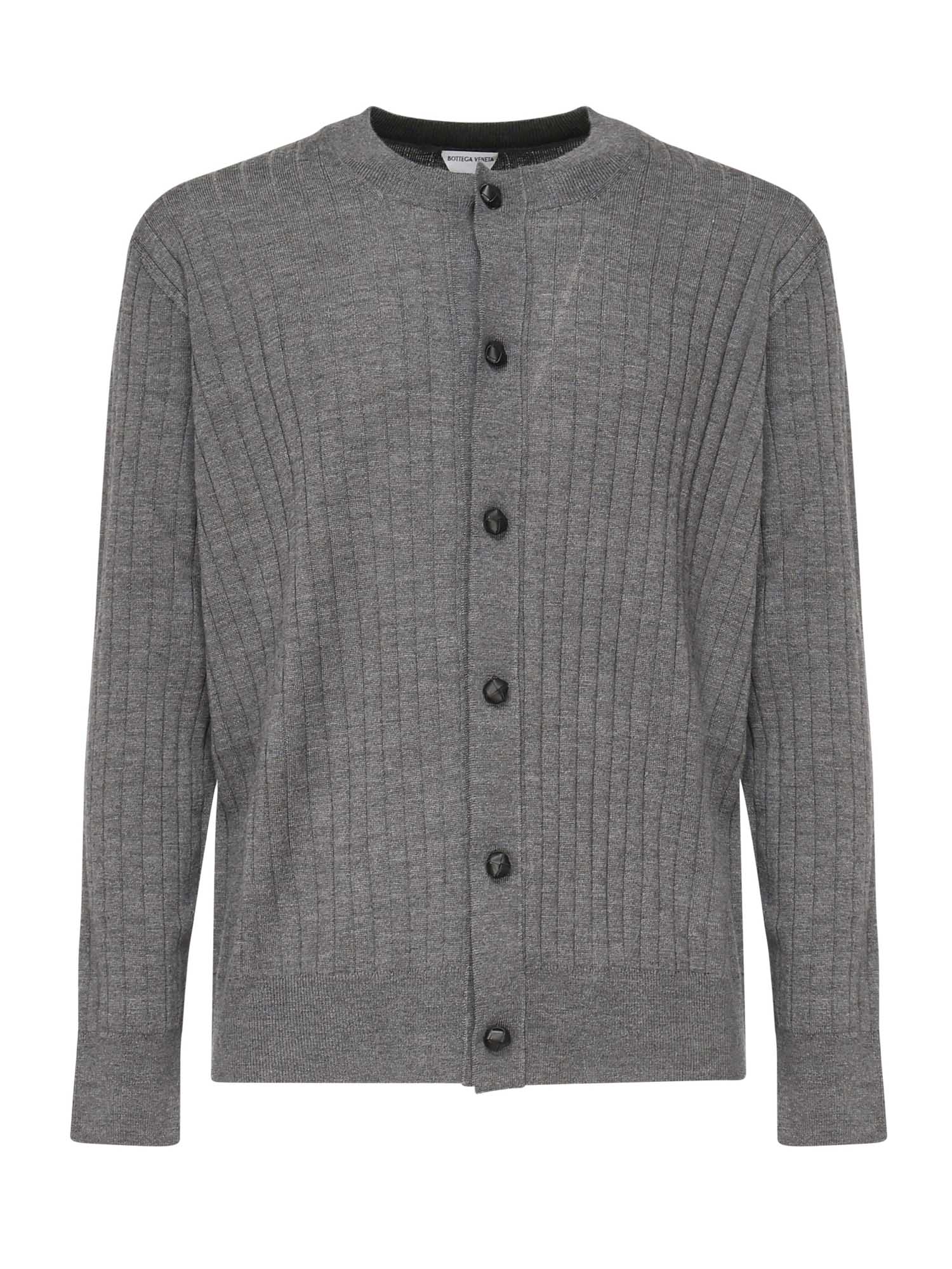 Cardigan in lana a coste 838111 V5L701370 BOTTEGA VENETA 
