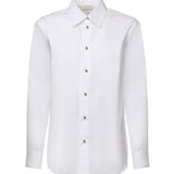 Camicia in popeline di cotone 838420 V2H209000 BOTTEGA VENETA 