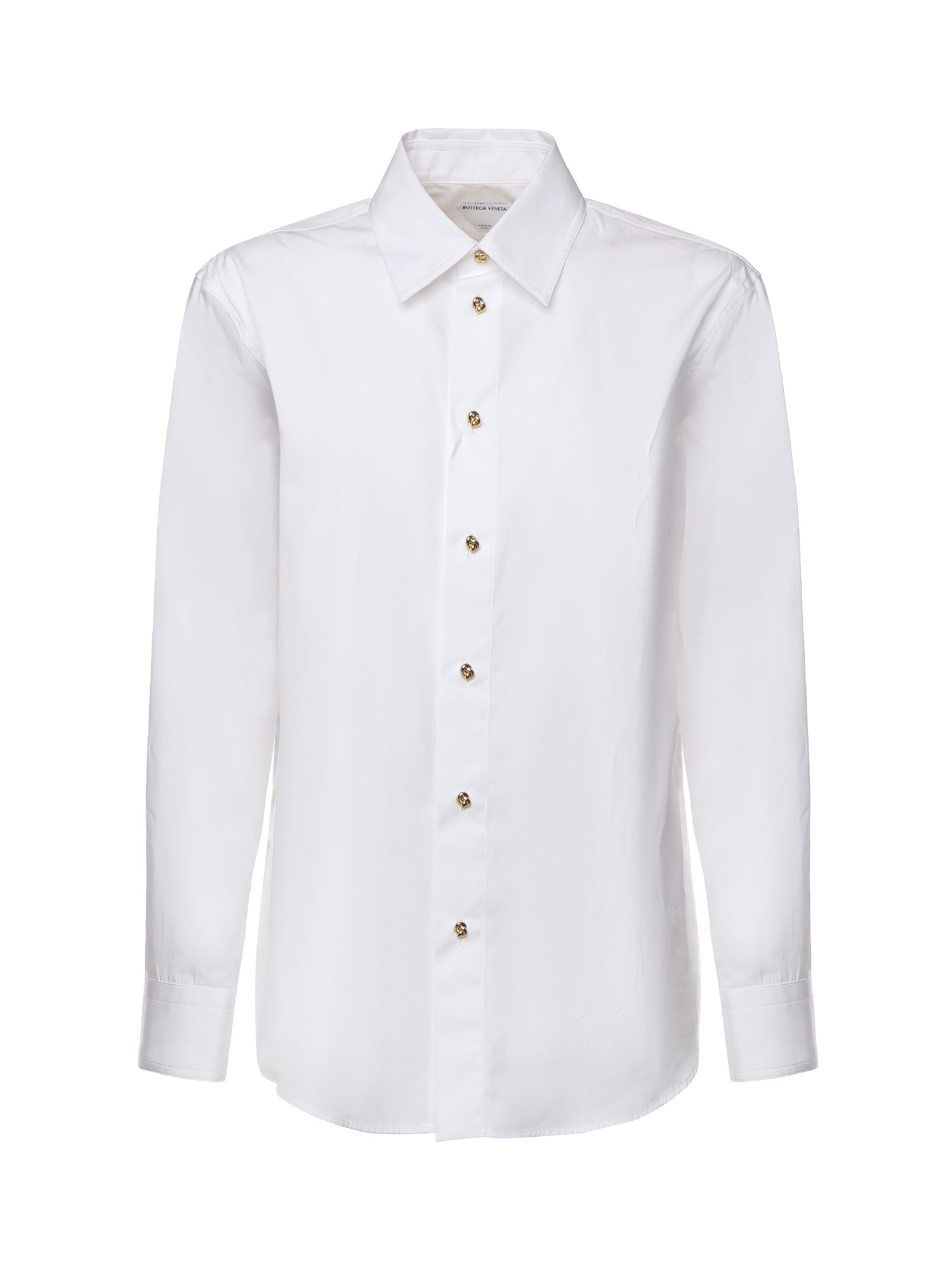 Camicia in popeline di cotone 838420 V2H209000 BOTTEGA VENETA 