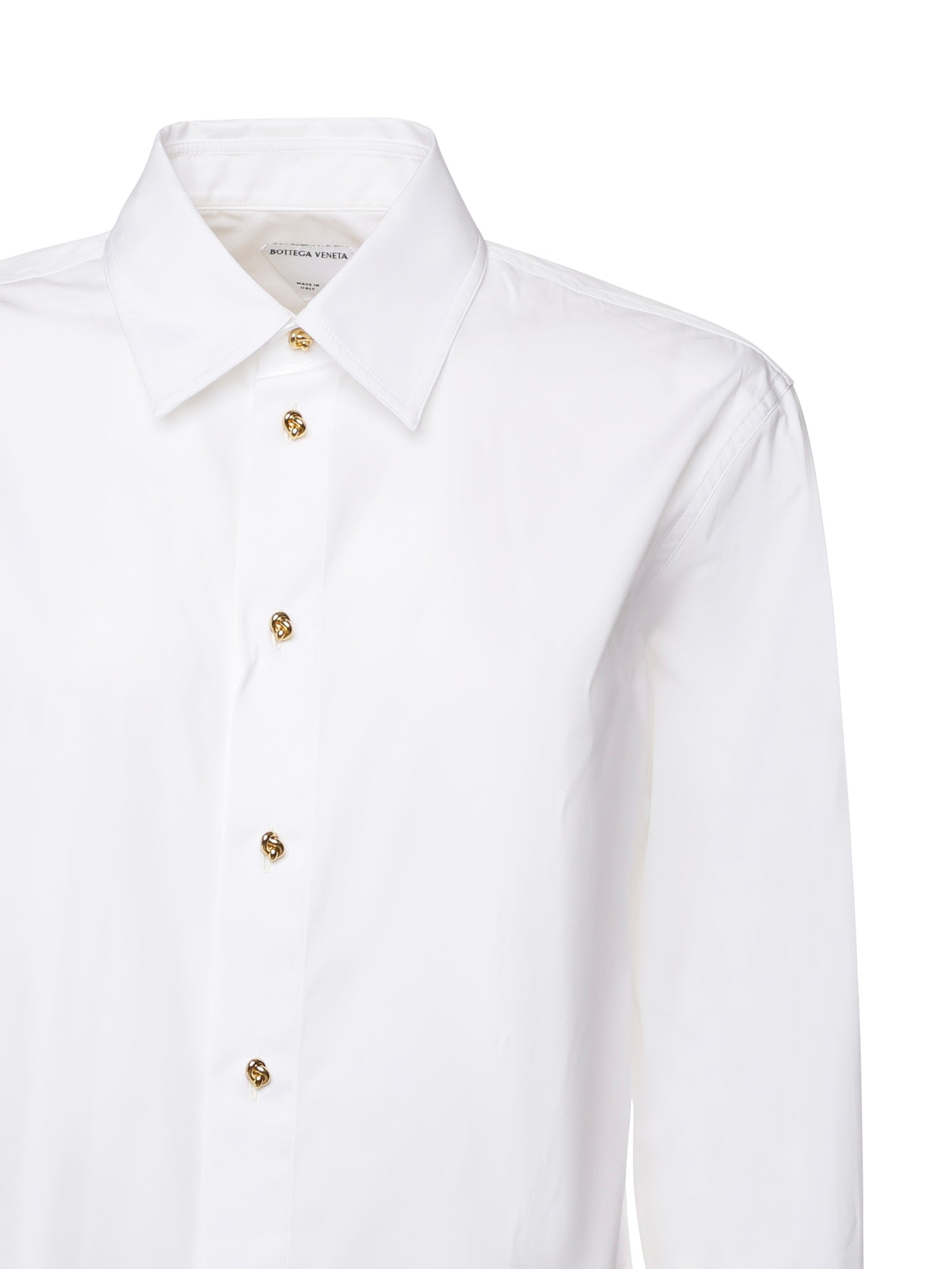 Camicia in popeline di cotone 838420 V2H209000 BOTTEGA VENETA 