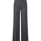 Jeans a palazzo in denim 841027 V5SO01003 BOTTEGA VENETA 