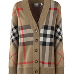Cardigan in misto lana Check 8039153 A7026 BURBERRY 
