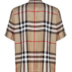 Camicia bowling in twill di seta 8050279 A7028 BURBERRY 
