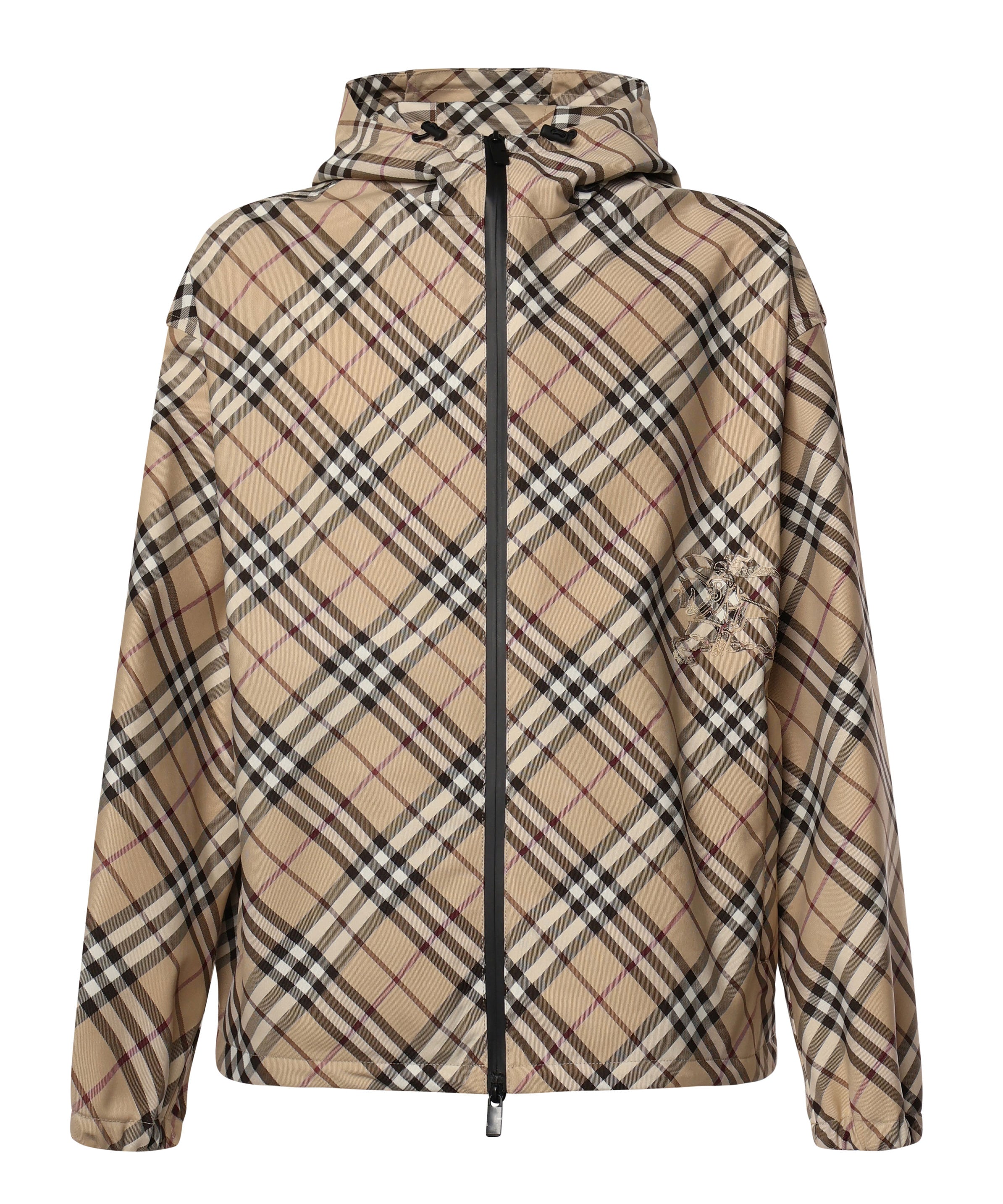 Giacca in twill Check 8101493 A5686 BURBERRY 