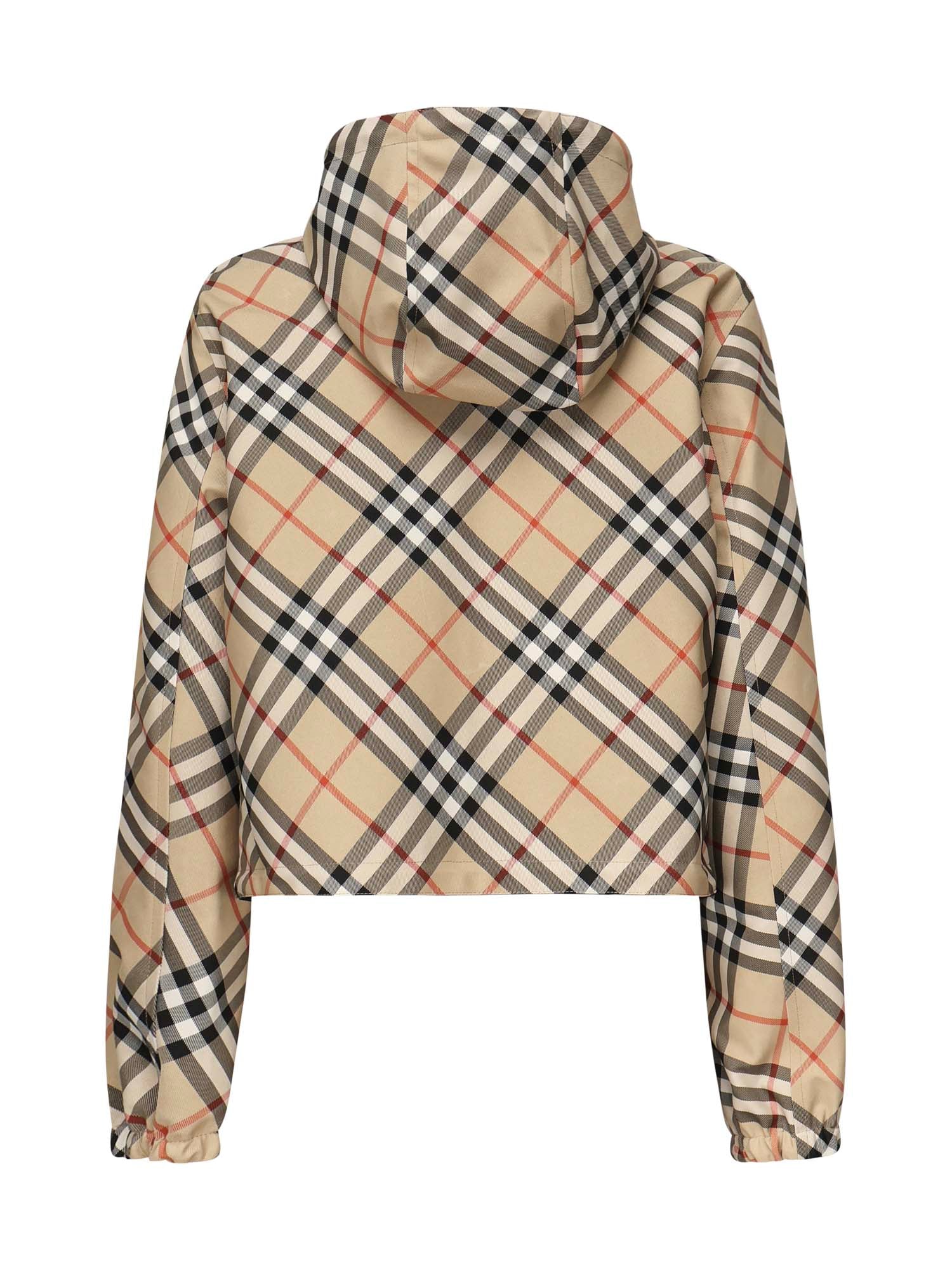 Giacca reversibile cropped Check 8104107 B9368 BURBERRY 