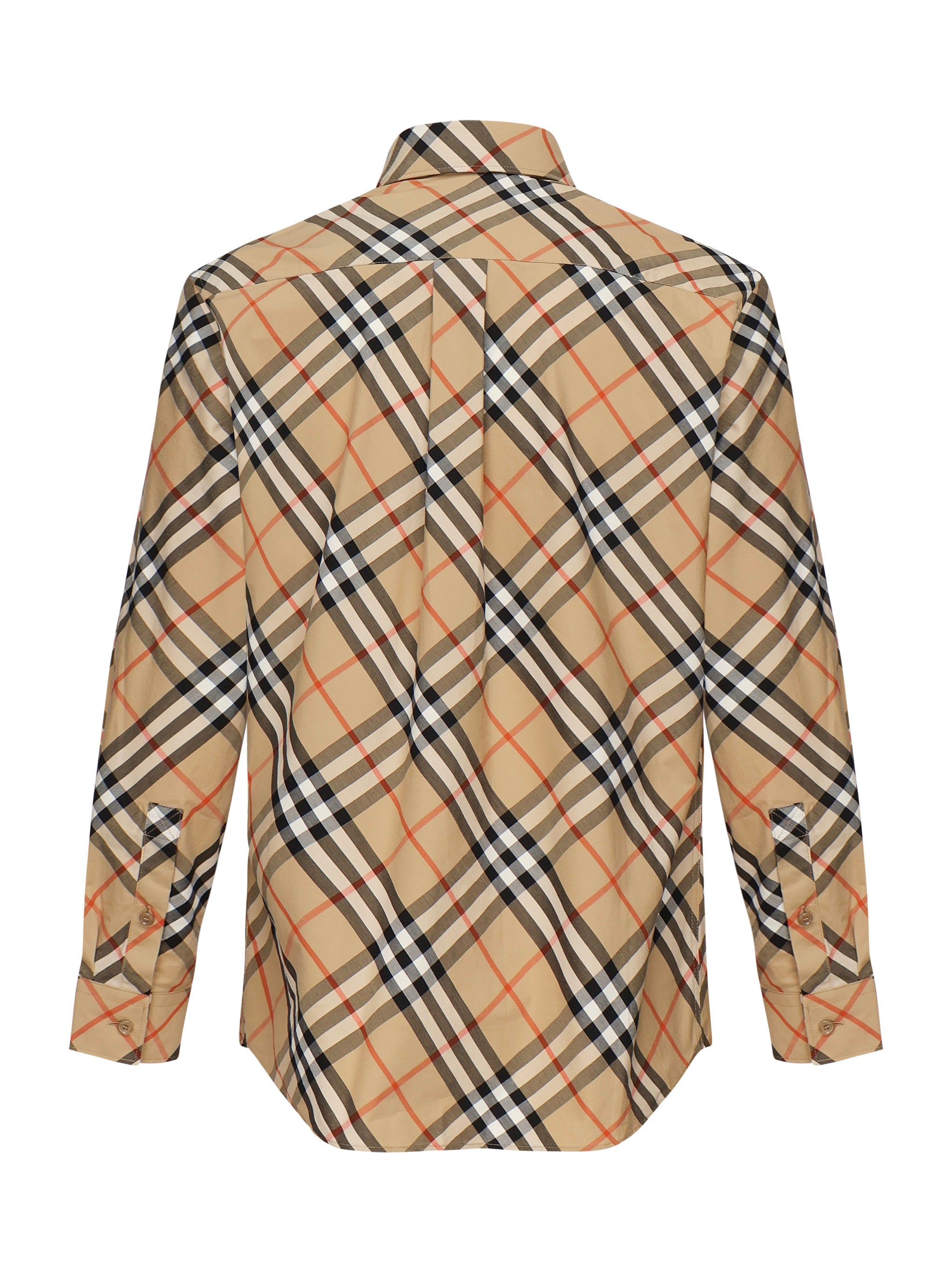 Camicia in cotone check 8106165 B9368 BURBERRY 