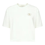 T-shirt cropped con logo <BR/> 8109055 B7078 BURBERRY 