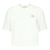 T-shirt cropped con logo <BR/> 8109055 B7078 BURBERRY 