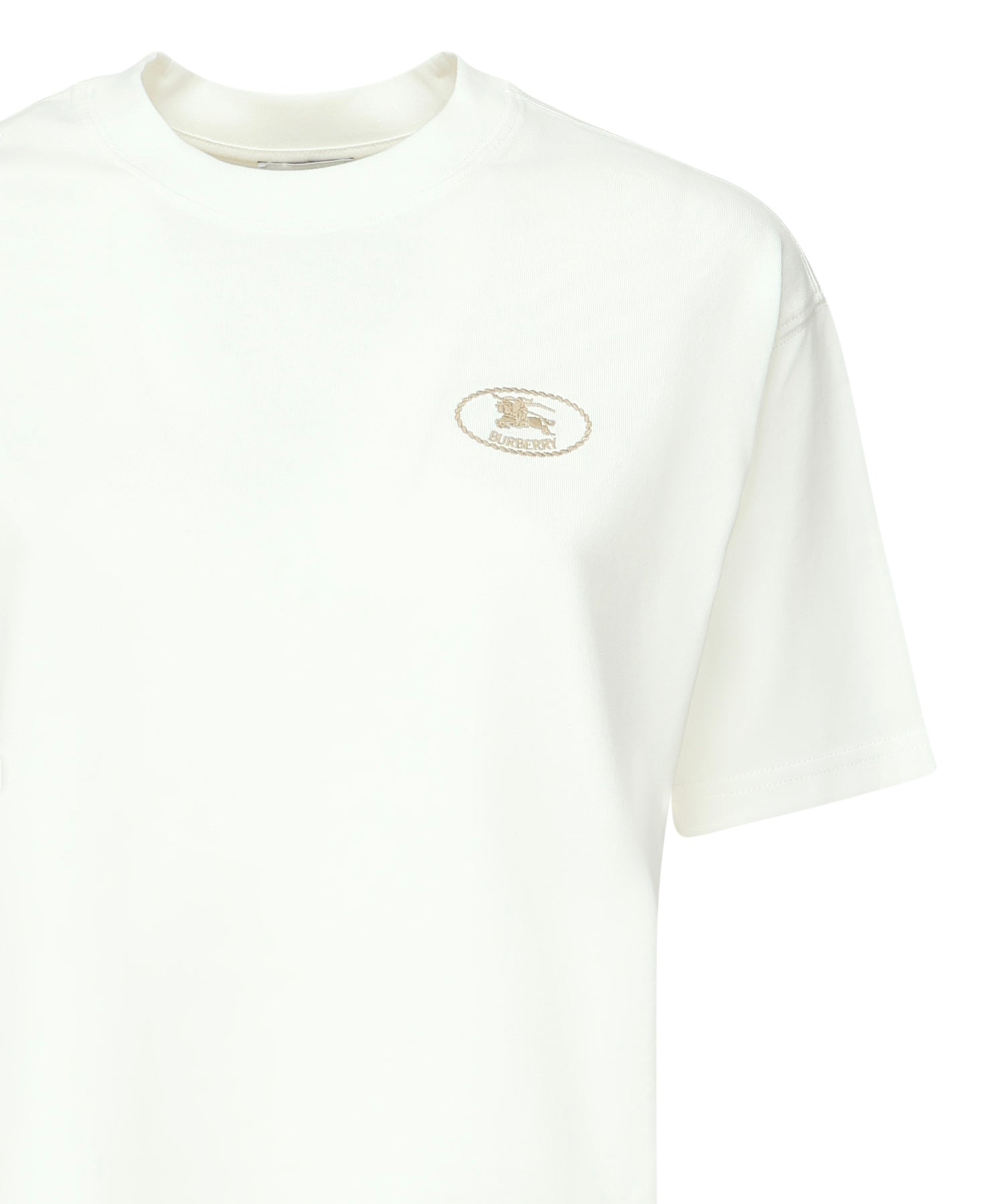 T-shirt cropped con logo <BR/> 8109055 B7078 BURBERRY 