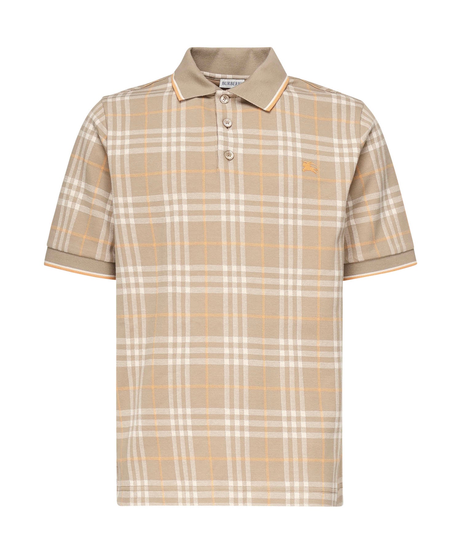 Polo in cotone Check 8110102 C3257 BURBERRY 