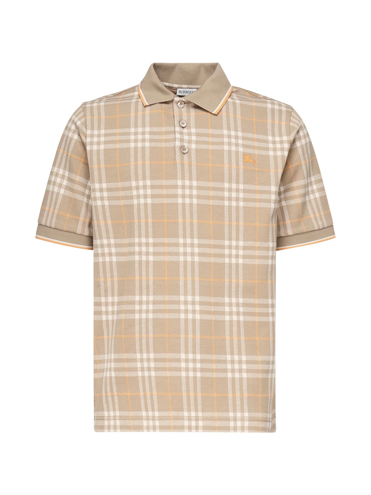 Polo in cotone Check 8110102 C3257 BURBERRY 