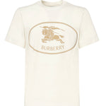 T-shirt in cotone con Knight Stamp 8110112 B7078 BURBERRY 