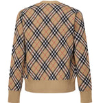 Cardigan in misto lana e mohair Check 8110629 B9368 BURBERRY 