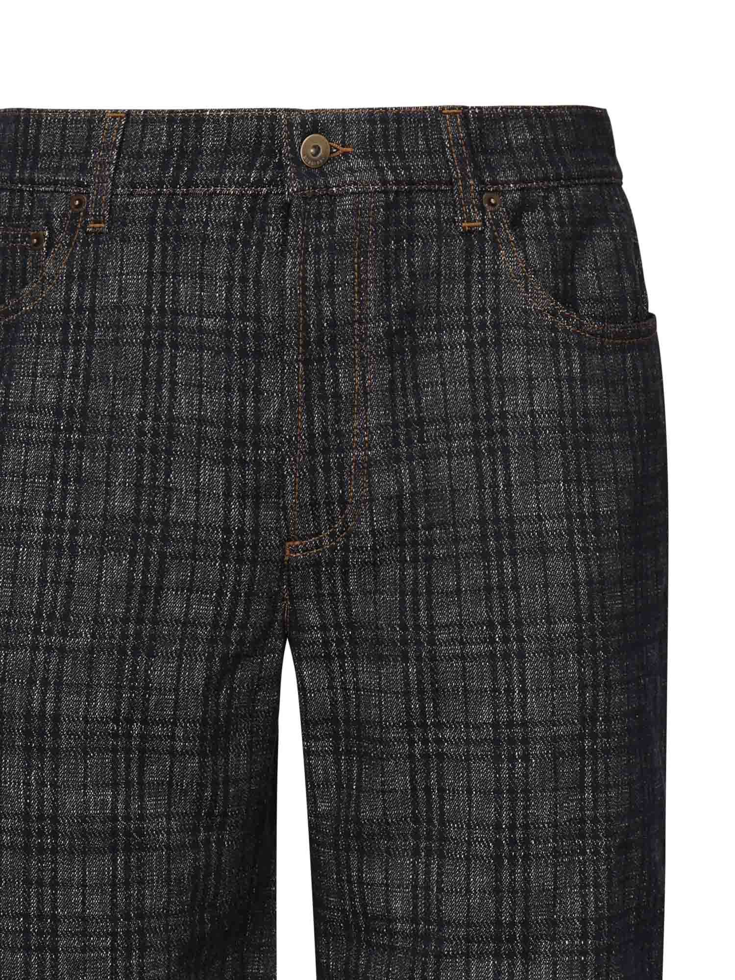 Jeans Check jacquard 8110647 A5924 BURBERRY 