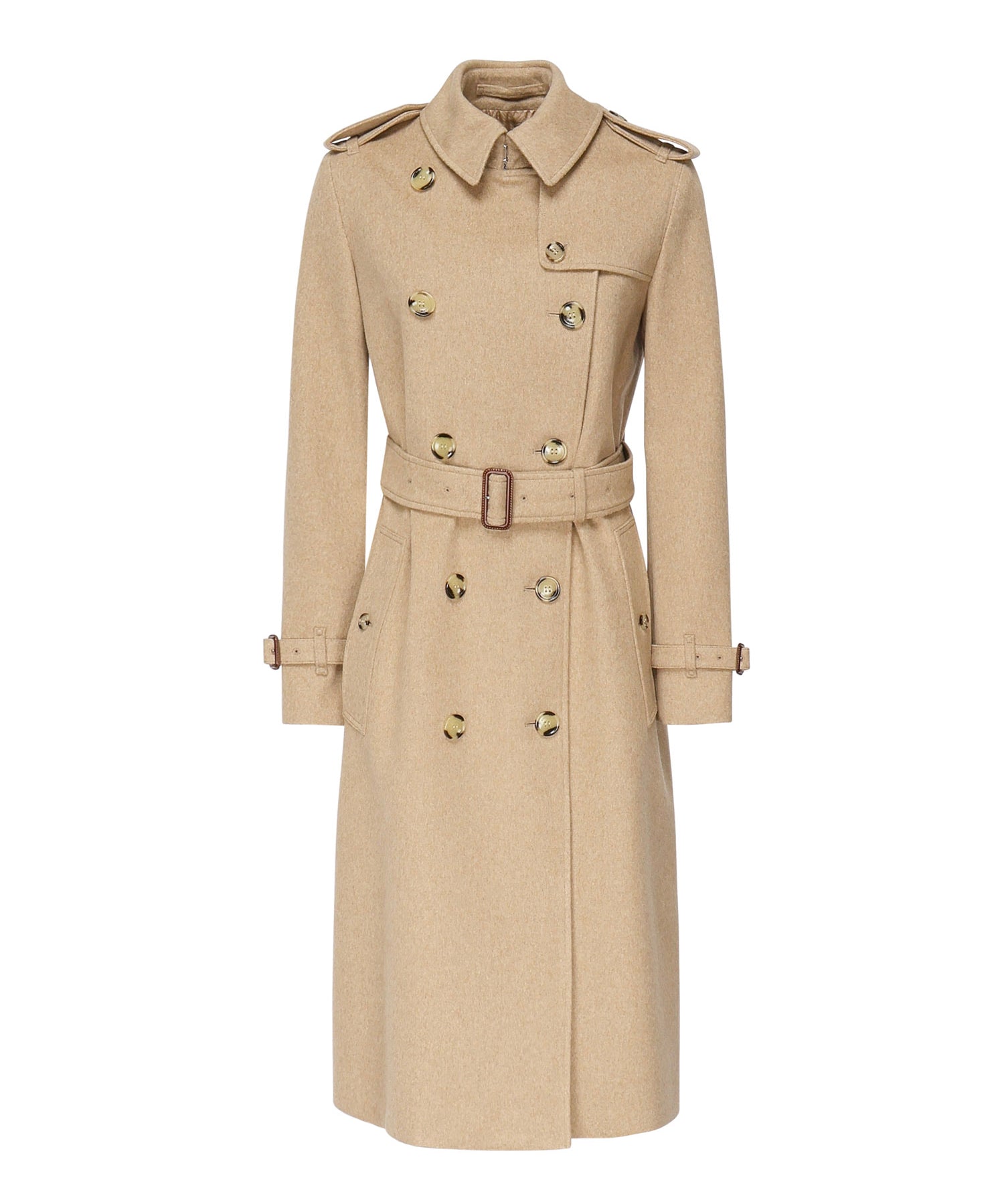 Trench Kensington lungo in cashmere<BR/> 8110787 C3036 BURBERRY 