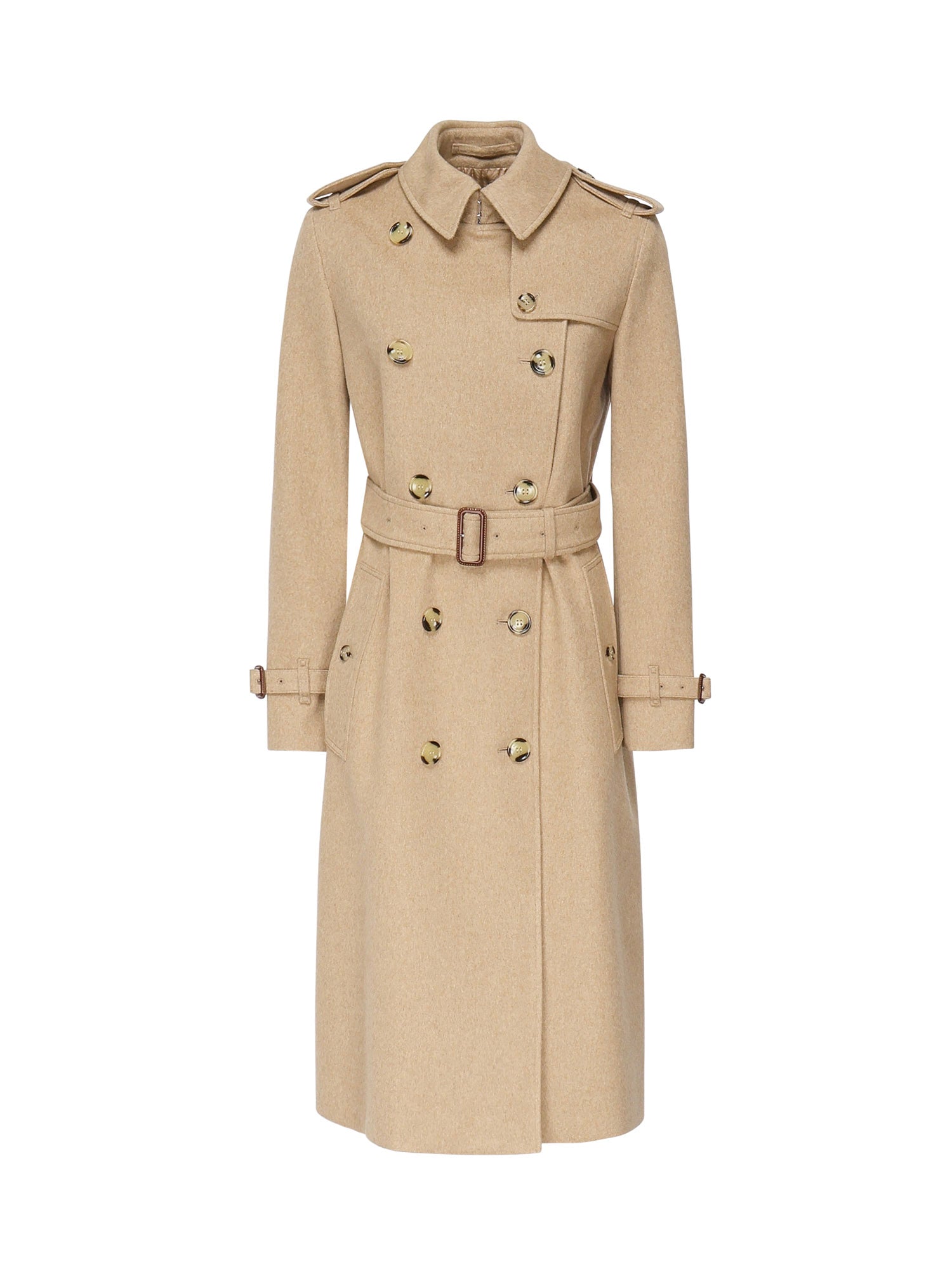 Trench Kensington lungo in cashmere<BR/> 8110787 C3036 BURBERRY 