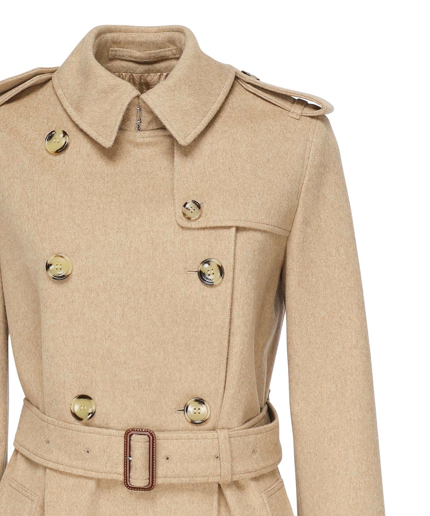 Trench Kensington lungo in cashmere<BR/> 8110787 C3036 BURBERRY 