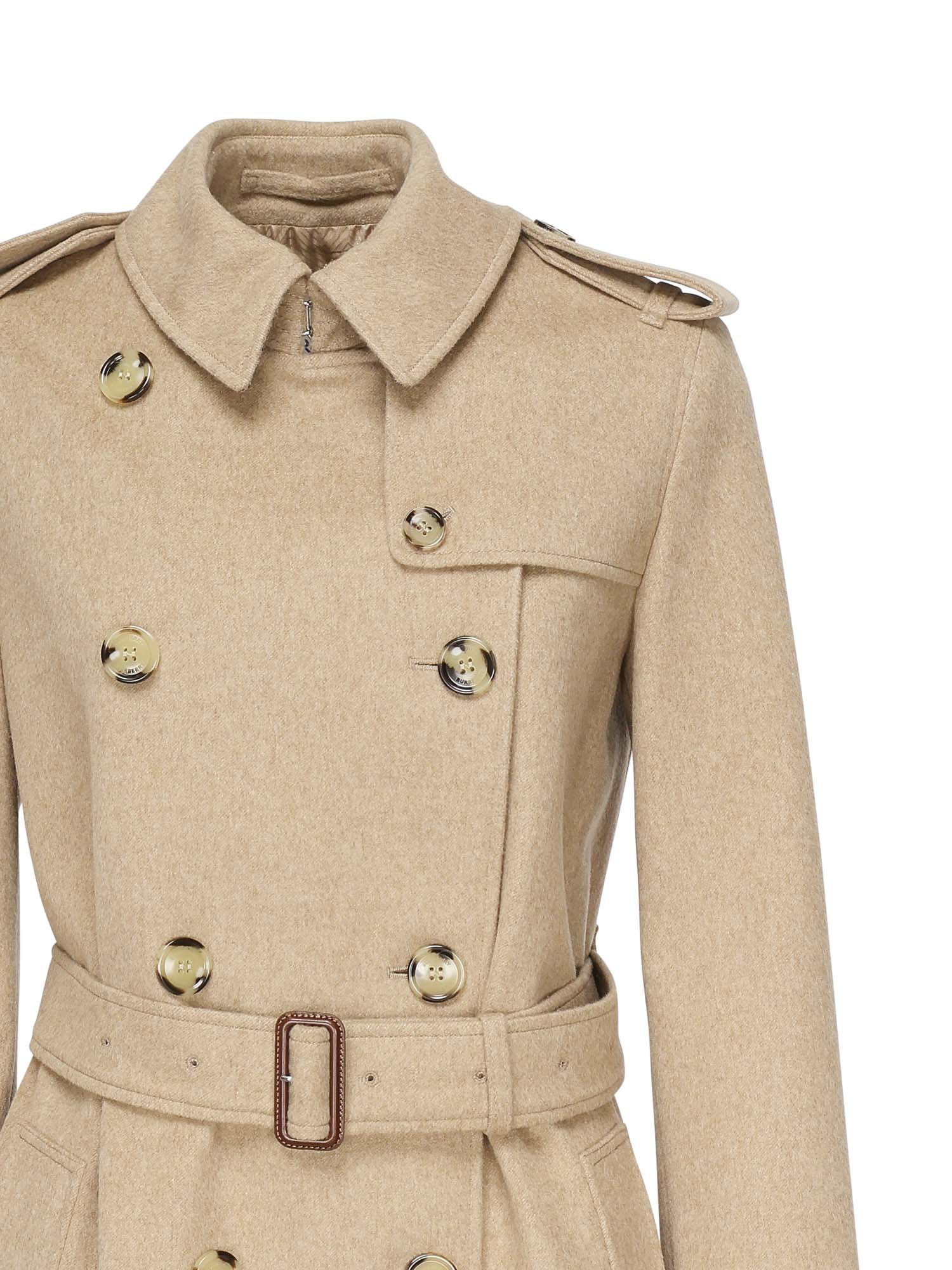 Trench Kensington lungo in cashmere<BR/> 8110787 C3036 BURBERRY 