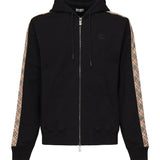 Felpa Check in cotone 8110790 A1189 BURBERRY 