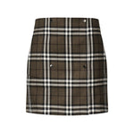 Minigonna in lana Check 8110911 C3078 BURBERRY 