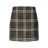Minigonna in lana Check 8110911 C3078 BURBERRY 