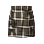 Minigonna in lana Check 8110911 C3078 BURBERRY 