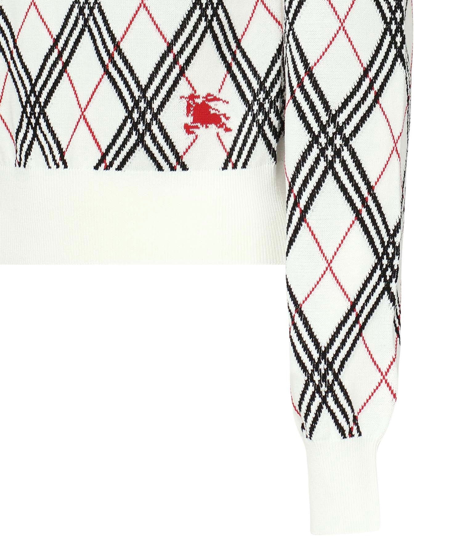 Pullover cropped Argyle<BR/> 8111468 A3282 BURBERRY 