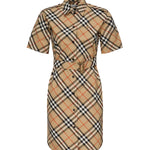 Abito chemisier in cotone Check 8111701 B9368 BURBERRY 