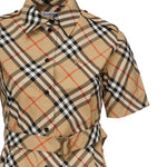 Abito chemisier in cotone Check 8111701 B9368 BURBERRY 