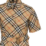 Abito chemisier in cotone Check 8111701 B9368 BURBERRY 
