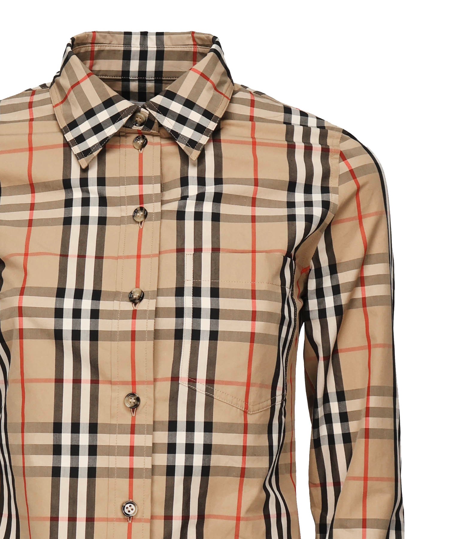 Camicia Check in cotone 8111847 A7028 BURBERRY 