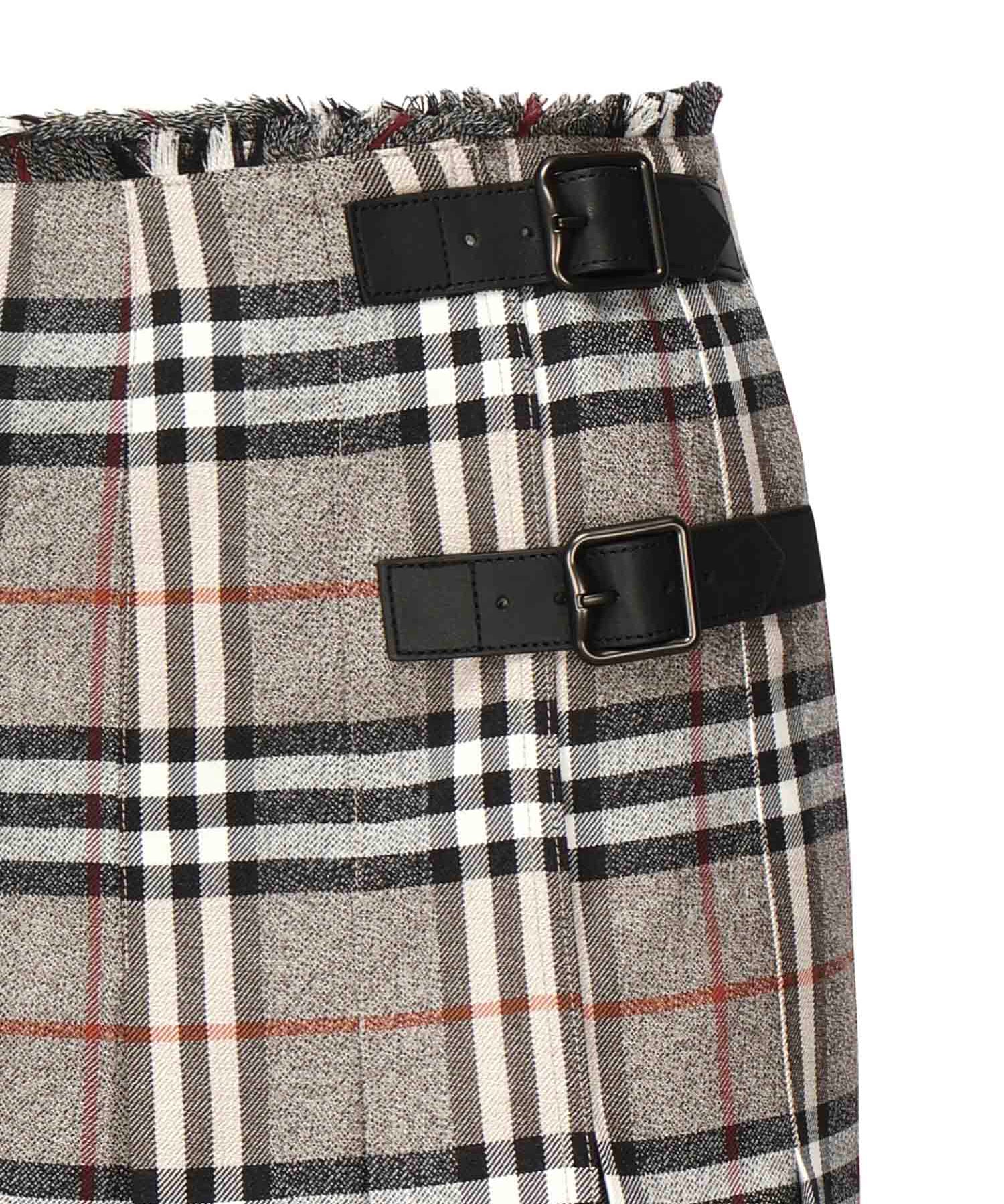 Mini kilt in lana Check<BR/> 8113042 C3142 BURBERRY 