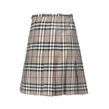 Mini kilt in lana Check<BR/> 8113042 C3142 BURBERRY 